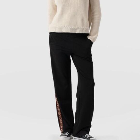 SAINT + SOFIA Runway Pant - Black Leopard Women’s Size 4 - Picture 9 of 9